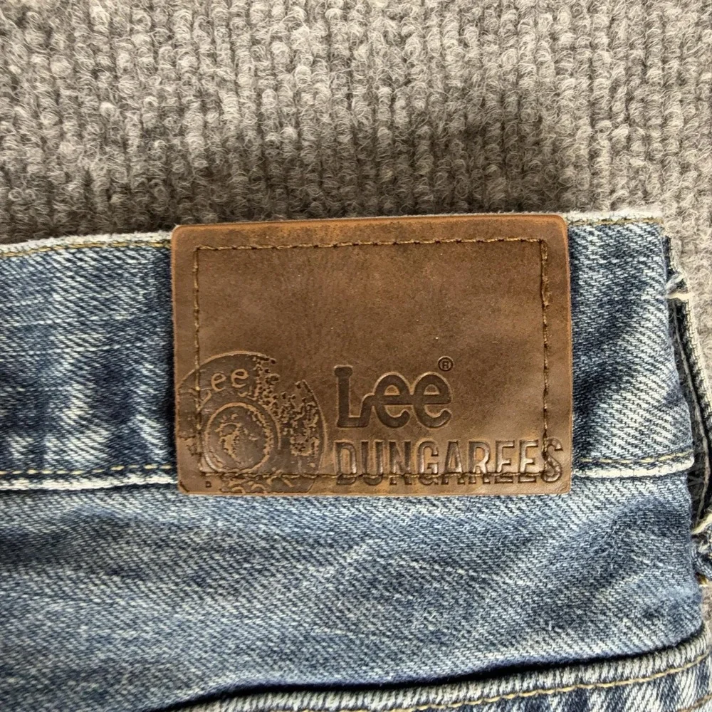 VTG Lee Dungarees Jeans Mens 42x32 Blue h Relaxed Fit Bootcut Denim Pants